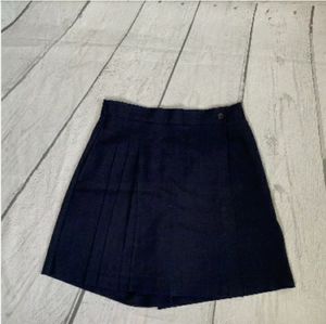 EP PRO Ladies 6 Navy Stretch Golf Skort Plaid